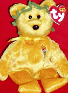 TY Beanie Baby VICTORY Olympics ty Teddy Bear MWMT  
