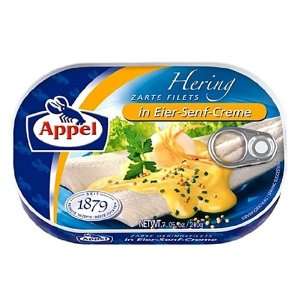 Appel Herring Fillets in Eier Senf ( Egg  Mustard ) Crème  200g 