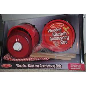  Wooden Kitchen Accessory Set Toys & Games