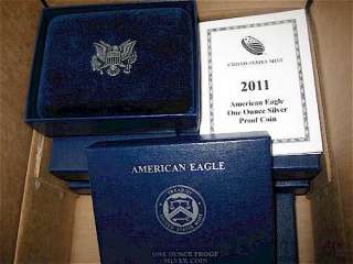   Eagle Presentation Box, All Mint Packaging w/COA, No Coin  