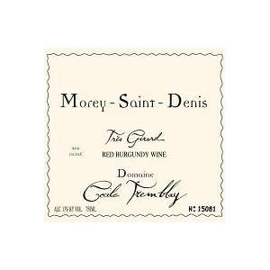  Domaine Cecile Tremblay Morey saint denis Tres Girard 2008 