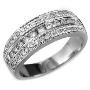   Round White Diamond Ring (0.60 ctw Diamonds, G Color, SI2 I1 Clarity