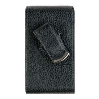 Leather POUCH Black Belt Clip for Samsung MOMENT M900  