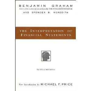   of Financial Statements (text only) by B.Graham by S. B.  N/A  Books