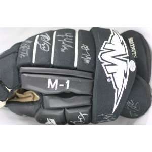 Boston Bruins Multi Signed Mission Glove   10 Different Players 