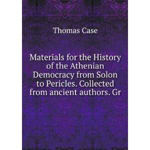  Materials for the History of the Athenian Democracy from 