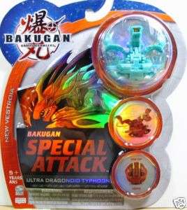 Bakugan Green Ventus Typhoon Ultra Dragonoid NIP Drago  