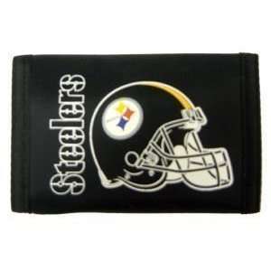  Pittsburgh Steelers Team Color Nylon Wallet: Sports 