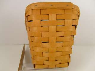 Longaberger Small Vegetable Sled Basket With Fabric Liner 1995  