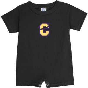 Carroll College Fighting Saints Black Logo Baby Romper:  