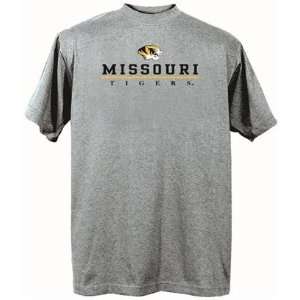 Missouri Tigers MIZZOU MU NCAA Dark Ash Short Sleeve T Shirt Small 
