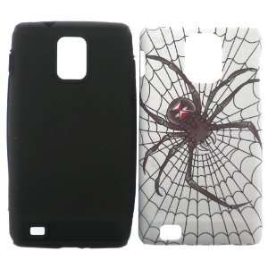 Samsung i997 i 997 Infuse 4G 4 G White with Black Widow Spider on Web 