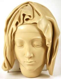 Vintage Vatican Collection Pieta Virgin Mary Marble Bust (1207S1 
