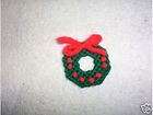 wreath pin magnet orn ament hand made plastic canvas $ 3 00 