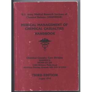   Management of Chemical Casualties U.S. Armey Medical Research Books