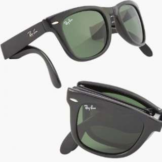  2012 RAY BAN FOLDING WAYFARER Sunglasses Black   RB4105 