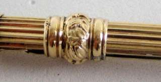 Antique Dutch 14k Gold Seal & Pencil Holder  
