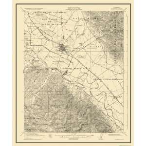 USGS TOPO MAP SALINAS QUAD CALIFORNIA (CA) 1912