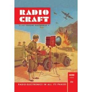  Vintage Art Radio Craft 2 Mile Surrender Speaker   07676 