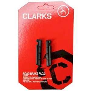  Clarks Road Bike Brake Pads 52mm Shimano Insert Black 