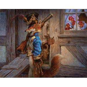  Scott Gustafson   The Fox Guarding the Henhouse Canvas 