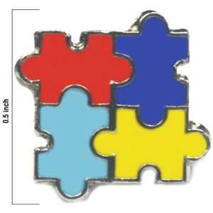  Autism Awareness Puzzle Tack Pin 10 Pack 