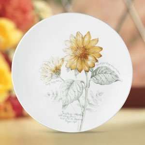  Artist Sketchbook Sunflower Dinner Plate by Lenox China 