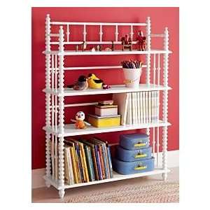  Kids Bookcases: Kids White Jenny Lind Spindle Bookcase, Wh 