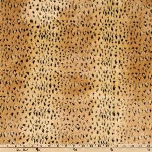  60 Wide Faux Fur Lynx Tan/Brown Fabric By The Yard: Arts 