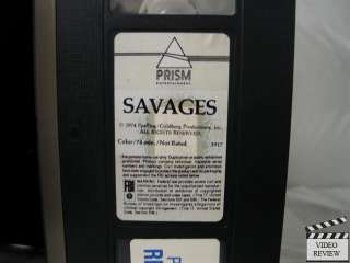 Savages VHS Andy Griffith, Sam Bottoms  