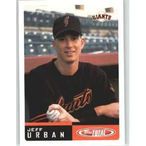  2002 Topps Total #656 Jeff Urban   San Francisco Giants 