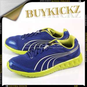 Puma Bolt Faas 400 Blue/White/Silver Running Mens 2011 185678 05 