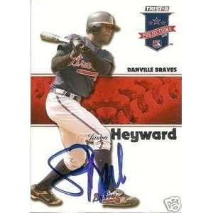  Jason Heyward Signed 2008 Projections Card Braves Sports 