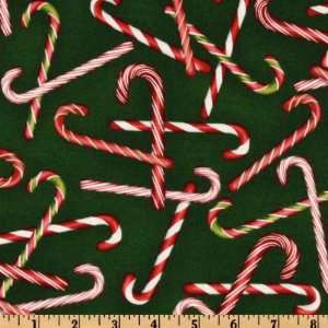  44 Wide Holly Jolly Christmas Candy Cane Toss Evergreen 