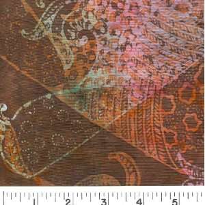  45 Wide Tonga Batik   Miharri Henna Fabric By The Yard 