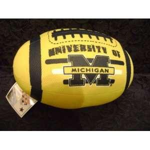University of Michigan Wolverines Plush Mesh Football  
