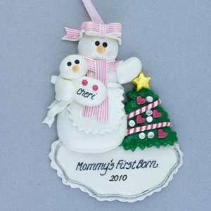  First Born Daughter Personalized Christmas Ornament