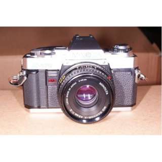  Minolta X 370 film camera SLR with lens