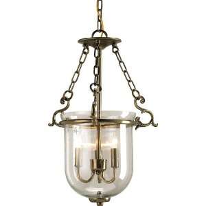 Currey and Company 9538 3 Light Petit Athena Lantern, Antique Brass 