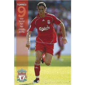  Liverpool Fernando Torres Poster 07/08