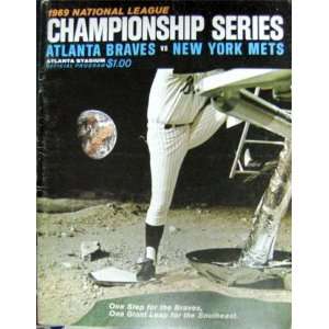  1969 National League Championship Series Program Original Atlanta 