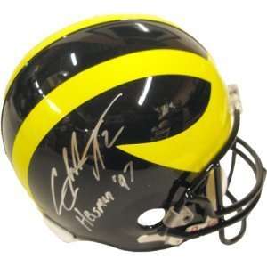  Charles Woodson Signed Helmet   Michigan Wolverines Heis97 