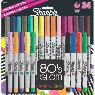 Sharpie Ultra Fine Point Permanent Markers, 24 Pack Colored Markers 