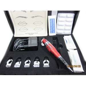  Permanent Makeup Kit With Red Dragon Machine Pen: Beauty