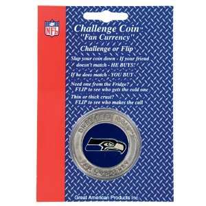   Seahawks NFL Challenge Coin/Lucky Poker Chip: Sports & Outdoors