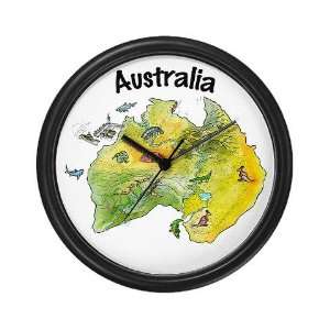 Australia Map Wall Clock