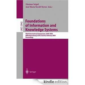 Foundations of Information and Knowledge Systems Third International 
