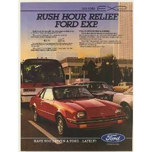   Rush Hour Relief Have You Driven a Ford Lately? Print Ad (54174): Home