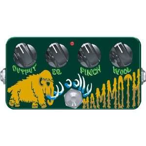  ZVex Hand Painted Woolly Mammoth Fuzz Bass Effect Pedal 