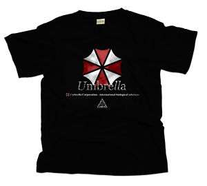 Umbrella Corp Resident Evil New Black T Shirt All Size  